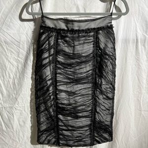 Dolce&Gabbana Black and White midi Skirt.